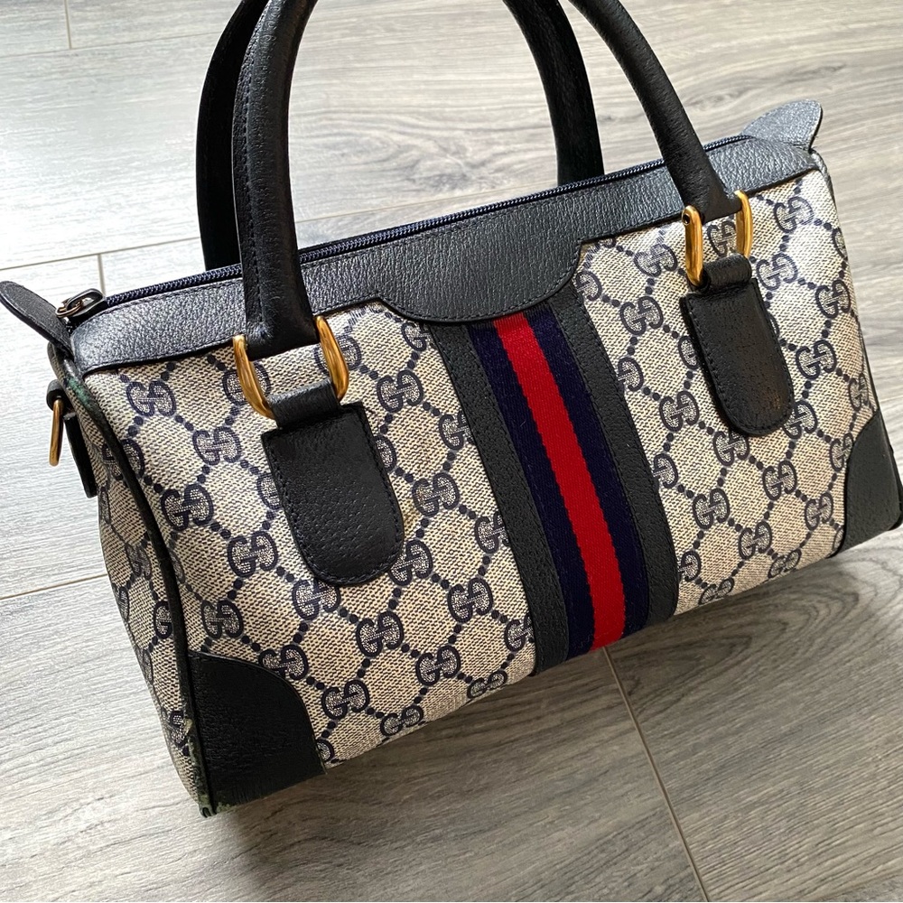 Vintage 80’s Gucci Mini Boston Bag